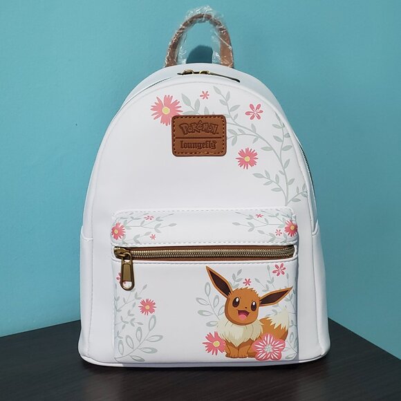 Loungefly Handbags - NWT Loungefly Pokemon Eevee Spring Flowers Mini Backpack
